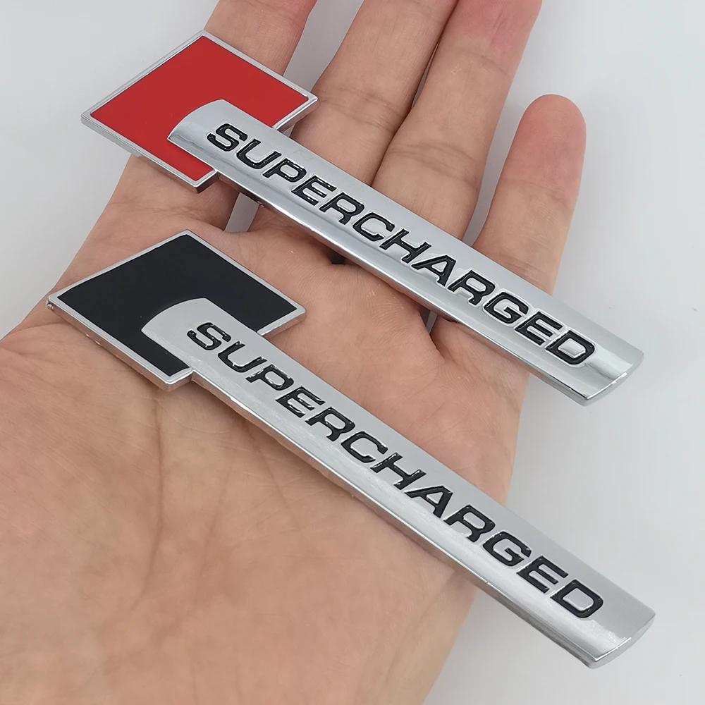 ملصقات السيارات ثلاثية الأبعاد المعادن سوبر شحنها شعار شارة الخلفي الجذع الحاجز ملصق لاصق لامع ورائع لأودي A3 A5 A7 A8 Q3 Q5 Q7 اكسسوارات #5