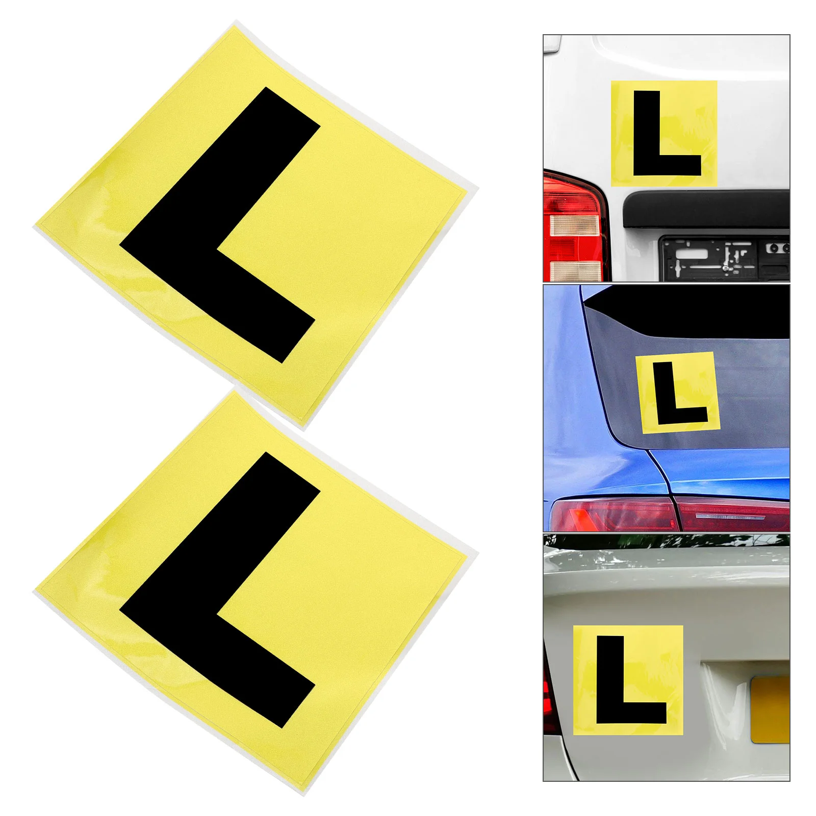 

L Car Sticker Learner Driver Signs Stickers New for Vehicles Drivers Bumper Cars