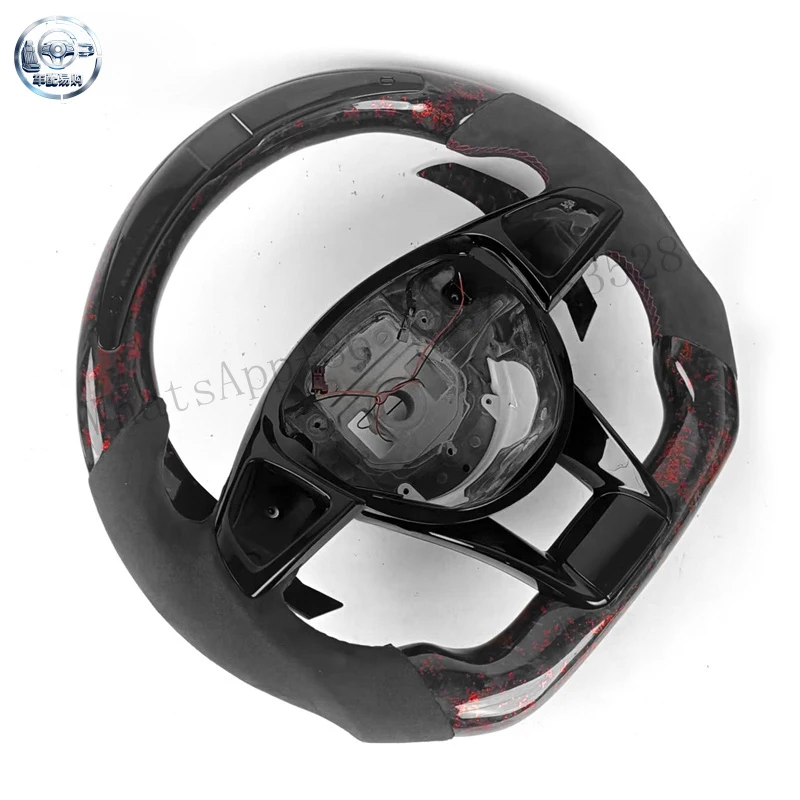 Carbon Fiber Steering Wheel Fit For A45 C43 C63 E63 S63 W205 W213 W222 cls glc gle gls A C E G V Class e53 E63 S550 S63 G55 G500