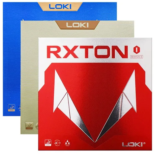 Imagen 2 del producto LOKI RXTON serie ITTF, goma para tenis de mesa aprobada, Pips rojos en esponja de goma de Ping Pong dura y pegajosa para ataque/bucle/Control rápido
