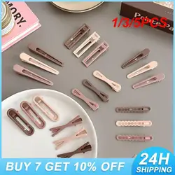 1/3/5PCS Fashionable Women Metal Barrette High-quality Invisible Hair Clip Stylish Side Clip Stylish Metal Hair Accessory