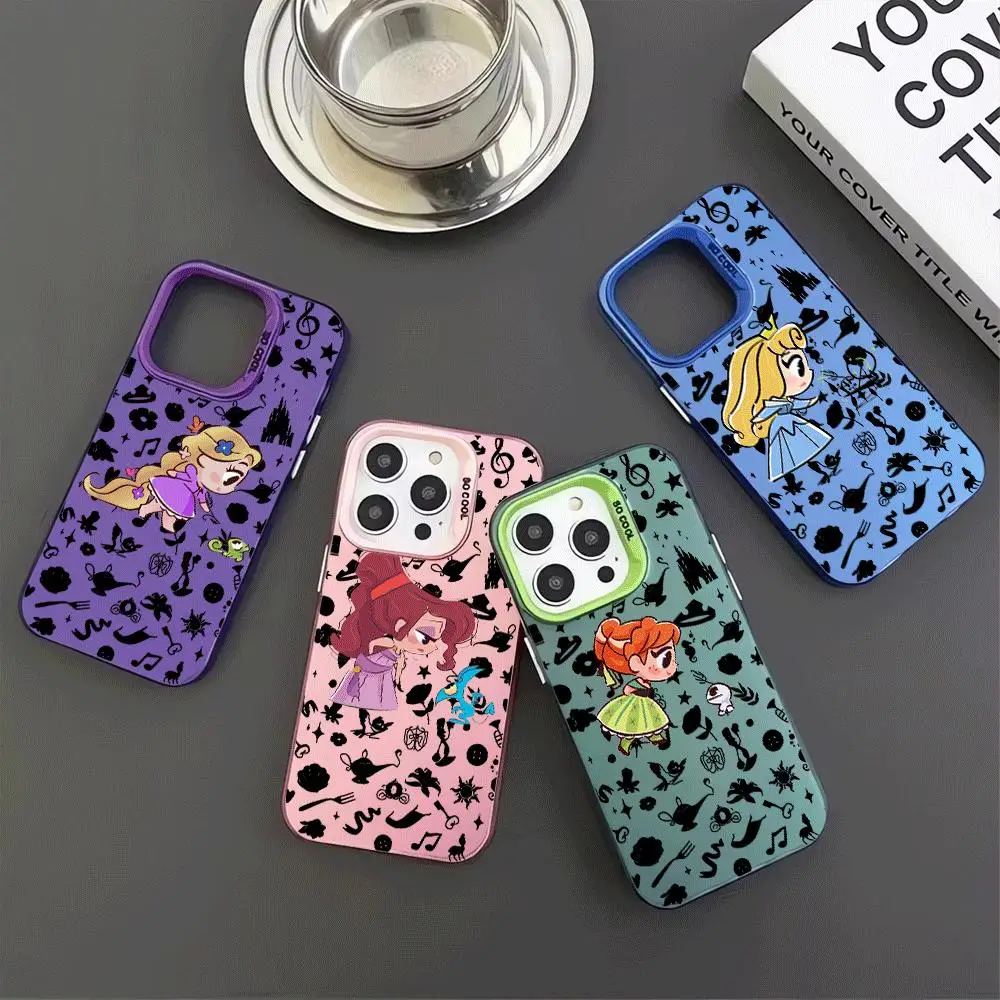 Disney Princess Phone Case for Apple iPhone 15 Pro Max 13 14 Plus 12 Mini 11 Pro XR 8 SE 7 6S XS MAX Cover