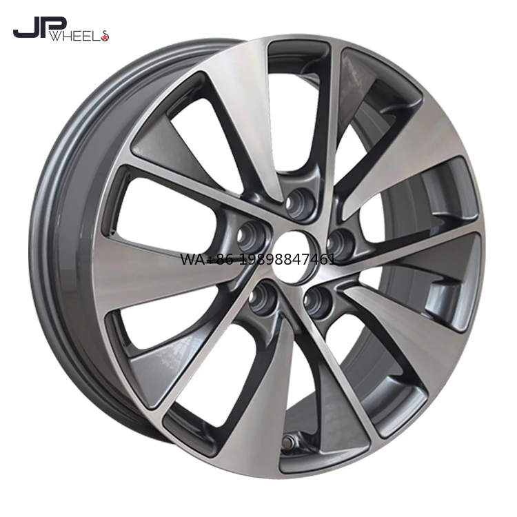 

Auto Parts 17 Inch Aluminum Alloy New Car Rims 5*114.3 Gunmetal Color Mesh Design for #18007