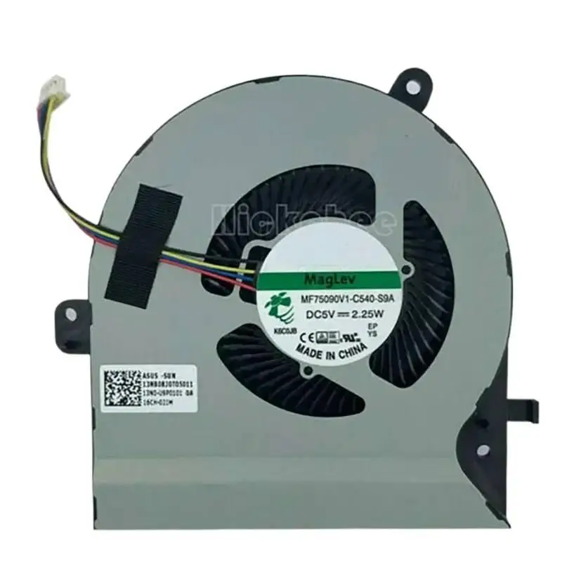 

WO. NEW Cooling CPU Fan GPU Fan Cooler for Strix ROG S5VS GL502V GL502VS MF75090V1-C540-S9A MF75090V1-C550-S9A