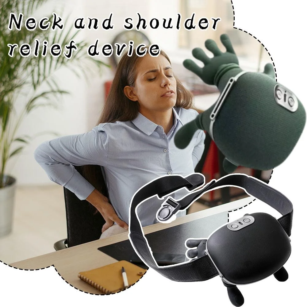 

Electric Neck Shoulder Massager 4D Kneading with Heat 3 Modes Deep Tissue Shiatsu Massage Pillow for Muscle Relief