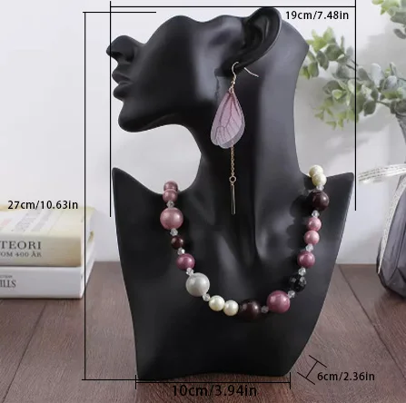 NONE Resin Jewelry Display Stand Clear 3