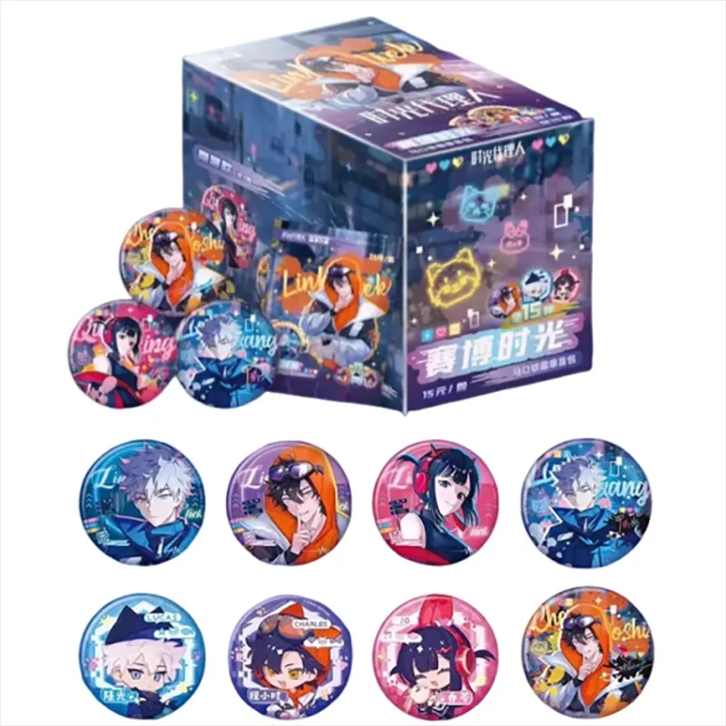 

Card Fun Genuine Time Agent Cards Cyber Badge Lu Guang Cheng Xiaoshi Qiao Ling Anime Character Themed Holiday Gifts Toys