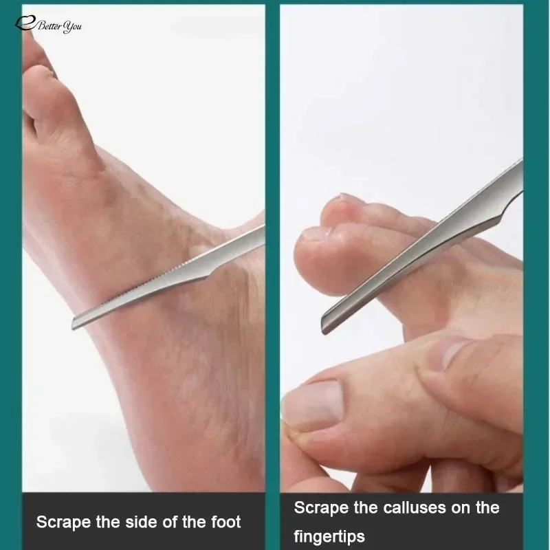 1/3/5 قطعة مانيكير باديكير أداة تو ماكينة حلاقة للأظافر قدم باديكير سكين عدة القدم الكالس عرموش ملف مزيل الجلد الميت مكشطة العناية بالقدم