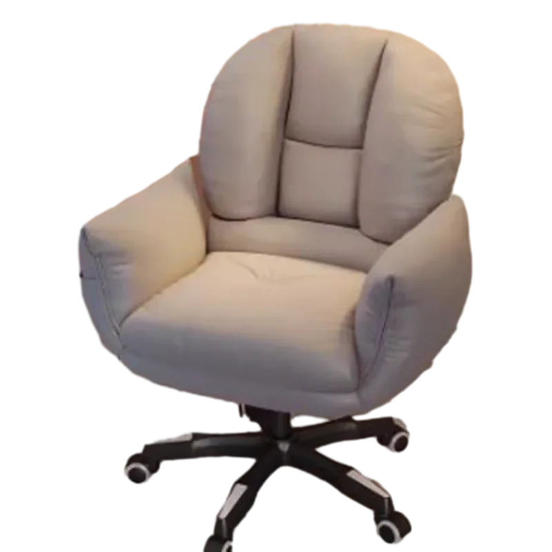 Back Rest White Office Chair Nordic Fancy Design Rotating Cheap Office Chair Upgrade Girl Cadeiras De Escritorio Furniture