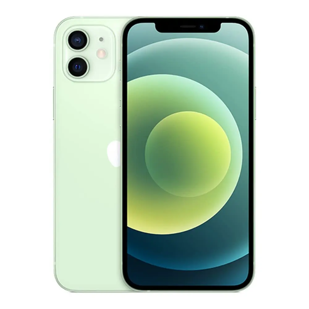 هاتف Apple iPhone 12 5G الذكي المجدد بشريحة OLEDA14 Bionic مقاس 6.1 بوصة بدقة 12 ميجابكسل لهاتف iPhone 12 الذكي NFC Face Unlock 30 إطارًا في الثانية