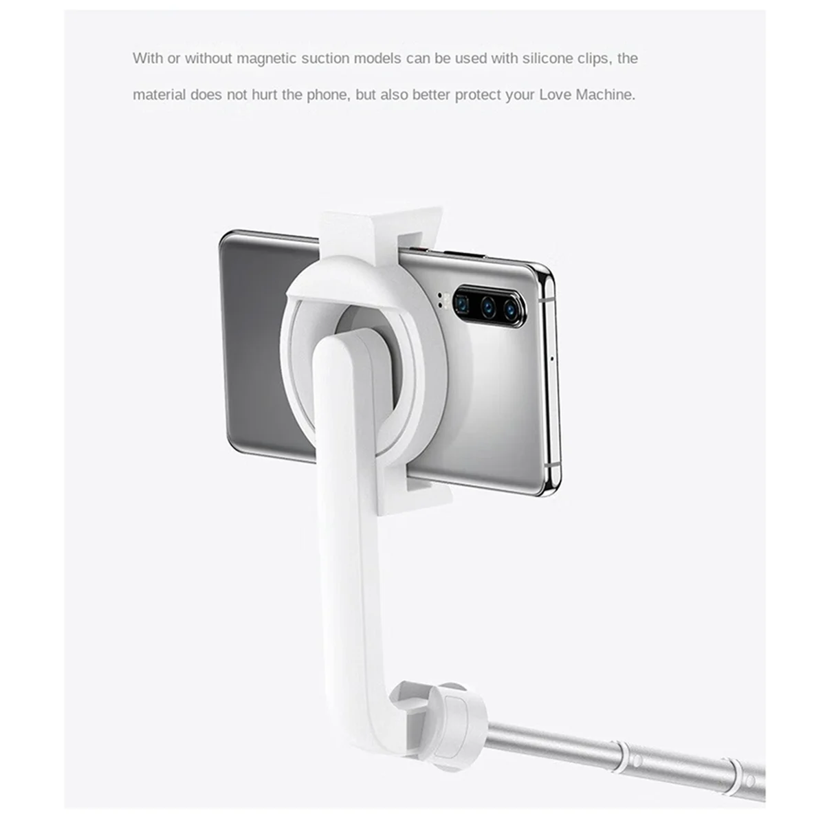 

A06T-Magnetic Mobile Phone Selfie Stick, Shootings Aid, Aluminum Alloy Live Broadcast Tripod
