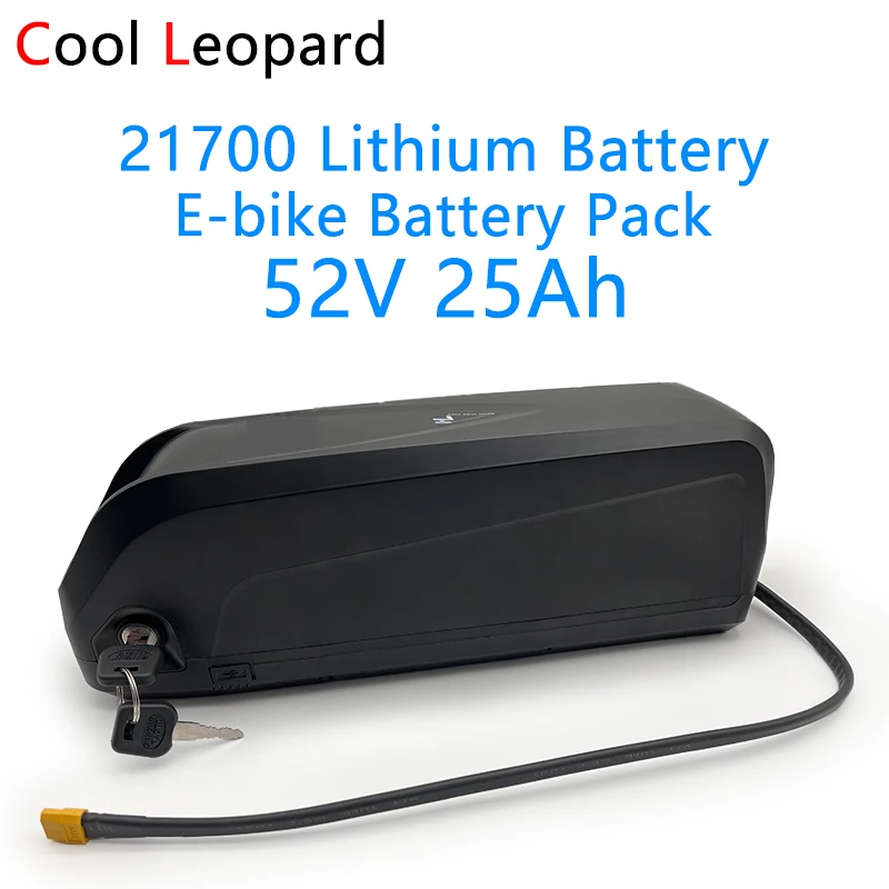 

New E-Bike Original 52V 25Ah Li-ion Battery Pack Built-in BMS,for Hailong 52V Electric Mountain Bicycle Lithium Battery