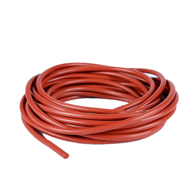 

Red Solid Silicone Cord Dia 1mm~20mm White Rubber Gasket Trim Seal Strips O Ring High Temperature Waterproof