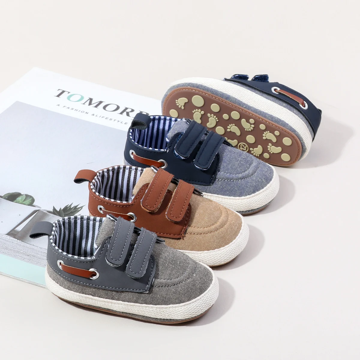 0-18 Months Baby Boy's Pre-Walking Toddler Shoes Spring And Autumn Infant High Quality Sneaker Soft TPR Sole