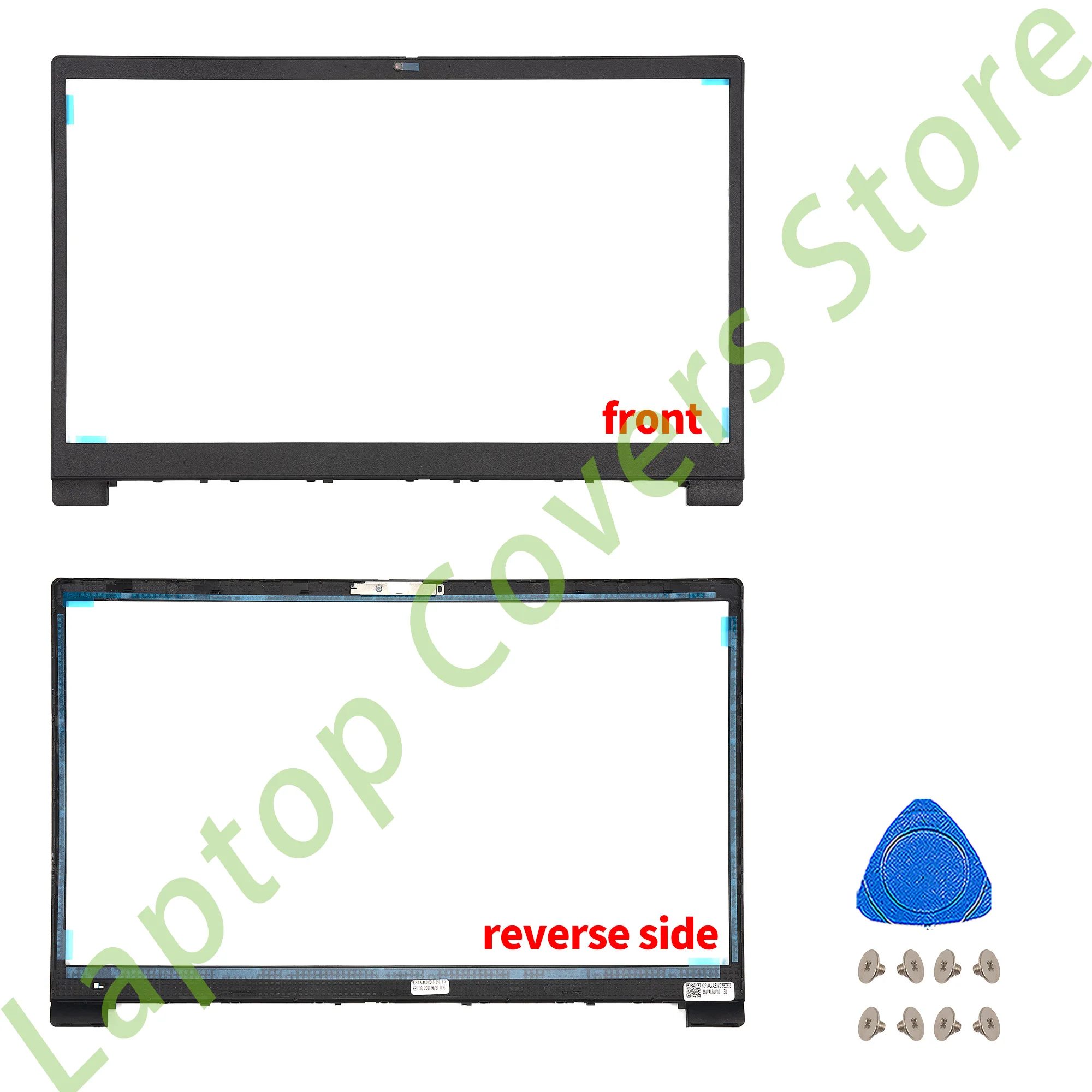 Imagem -03 - Laptop Capas para Thinkbook 15 15-iil 15-iml Lcd Tampa Traseira Moldura Frontal Caixa Superior Partes Inferiores Substituir Cinza 4elvalclv50