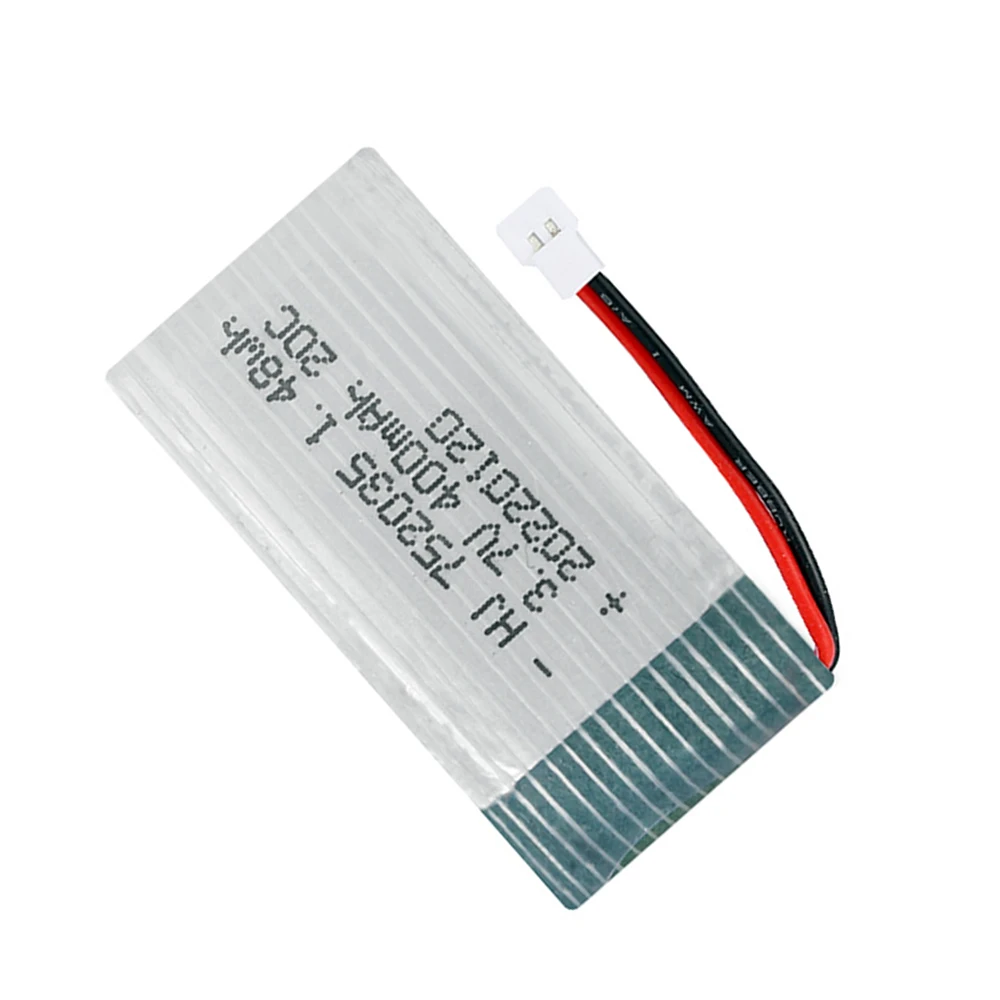 1-10PCS 3.7V 400mah bateria Lipo dla H107 H31 KY101 E33C E33 U816A V252 H6C 25C zdalnie sterowany Quadcopter Drone części zamienne