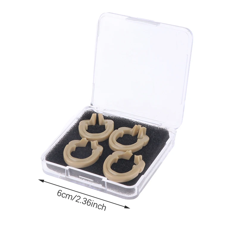 

4PCS Dental Rubber Dam Clamps Dam Rubber Barrier Clip Resin Materials Autoclavable 134℃ Dentist Tools Dental Lab Tool