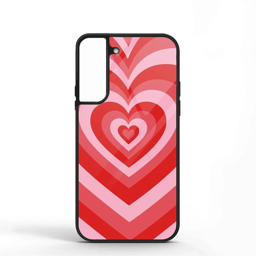 Abstract Swirl Pattern Phone Case For Samsung S10 S20 S21 S22 S24 S30 Plus ULTRA Mirror Acrylic Cover