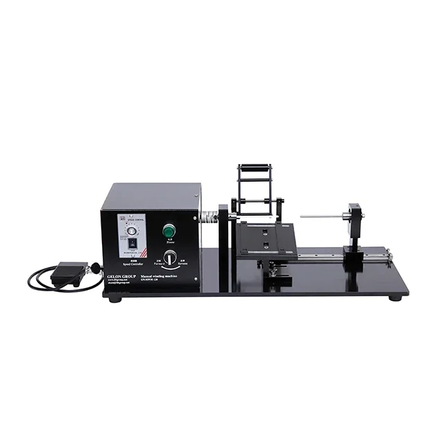 semi-automatic winding machine for lithium ion battery electrode production equipment