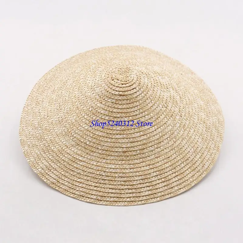 634C Traditional Chinese Straw Cone Hat Asian Oriental Hat Garden Fishing Hat Rice Farmer Hat for Children Kids Traveling