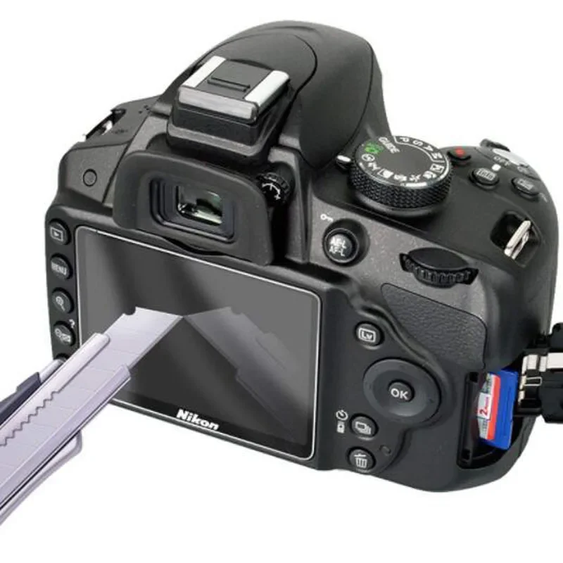 Para canon eos 650d 70d 700d 750d 760d 77d 80d 800d 90d rebel t4i t5i t6i t7i tela lcd película protetora protetor de vidro temperado