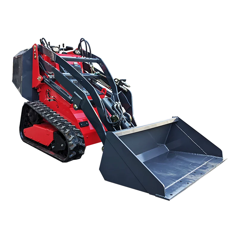 شحن مجاني مخصص 25HP Euro5/CE جرافة انزلاقية صغيرة الشركة المصنعة محرك كوبوتا انزلاق التوجيه مجنزرة الزاحف زلق توجيه تحميل #6