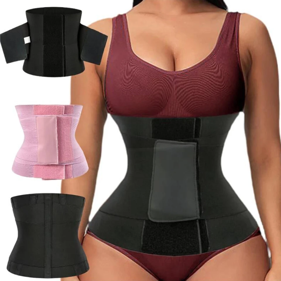 

High Compression Wrap Waist Trainer Corset Slimming Sheath Flat Belly Women Body Shapewear Waist Belt Tummy Fitness Girdles