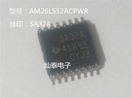 |AM26LS32ACPW SA32A TSSOP-16 AM26LS32ACPWR     10PCS