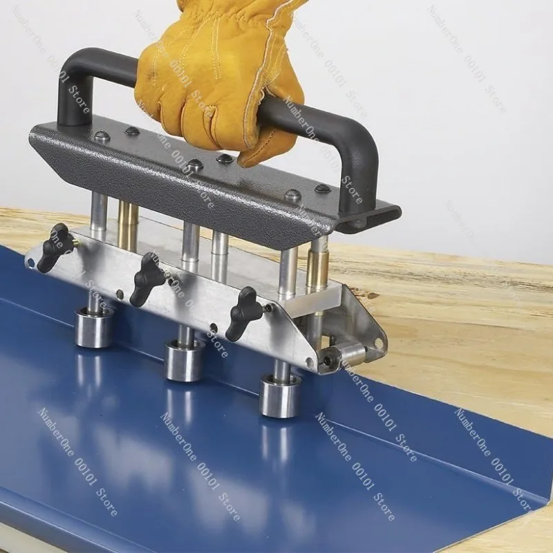 Portable Folding Machine Tool with Drip Edge Rolling Function for Sheet Metal Fabrication Hand Operated Equipment