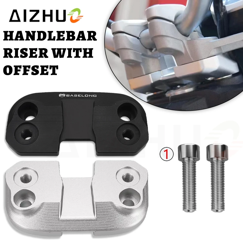 For Ducati Scrambler 400 800 1100 All Years Motorcycle 25MM Higher and 22MM Offset Handlebar Riser 2016-2022 2023 2024 2025 2026