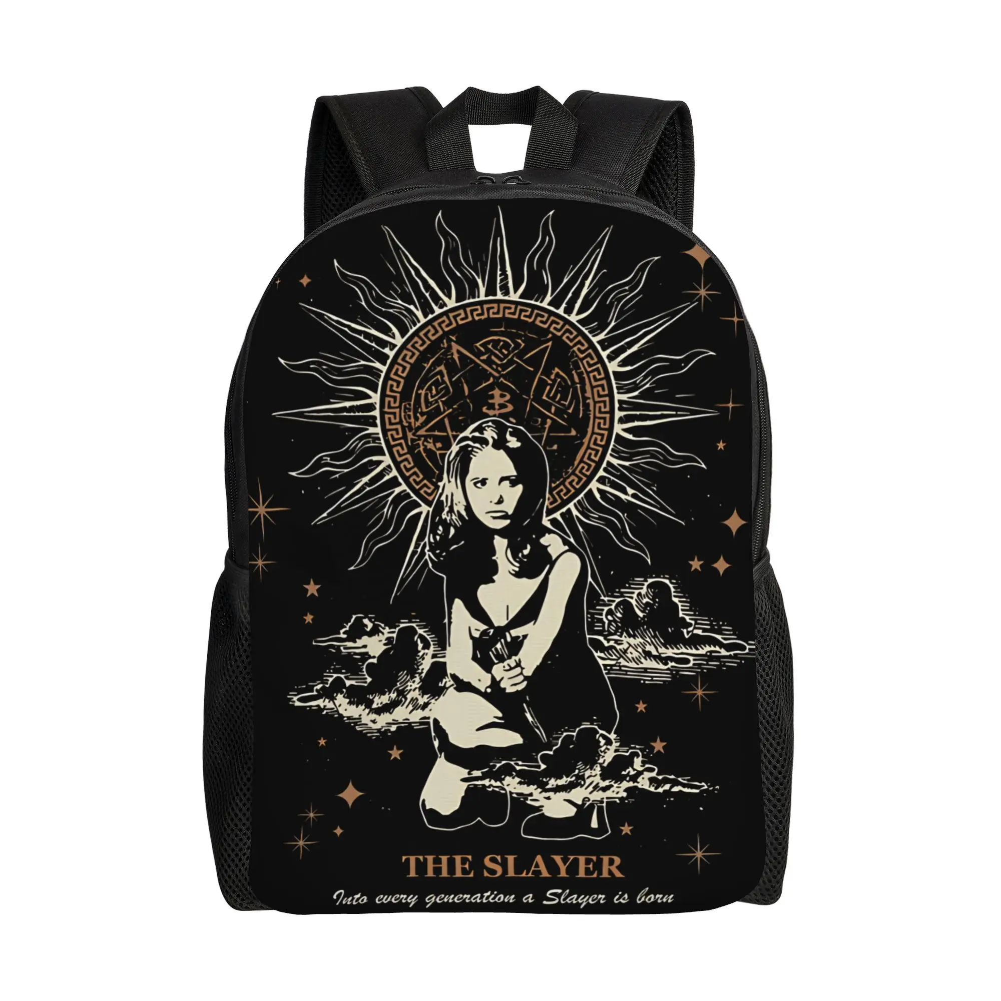 Buffy The Vampire Slayer Vintage Backpack for Men Women Casual Student Work Daypack  Laptop Computer Canvas Bags Sports