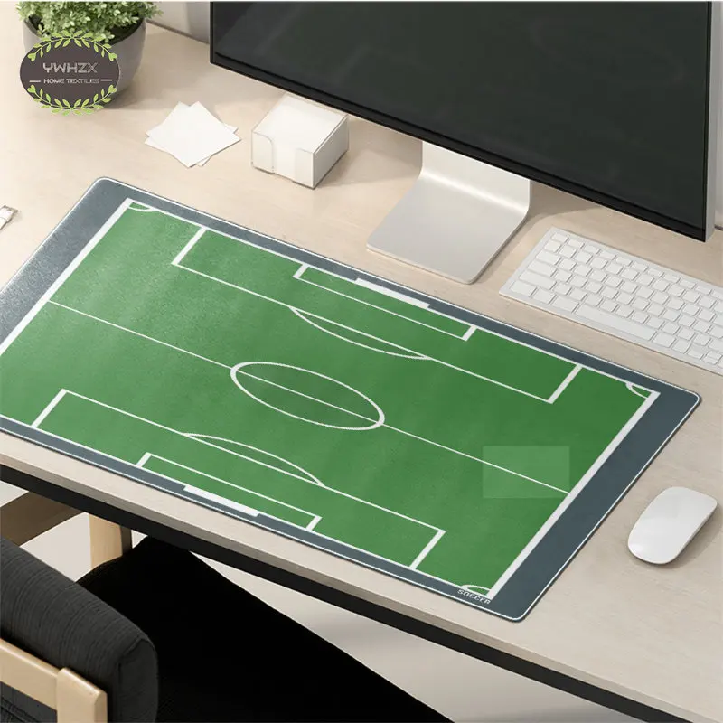 3D Football Field Pattern MousePad Office Player Carpet Desk Mouse Mat Big Rubber Rug for Computer Table Laptop Pad Home Decor