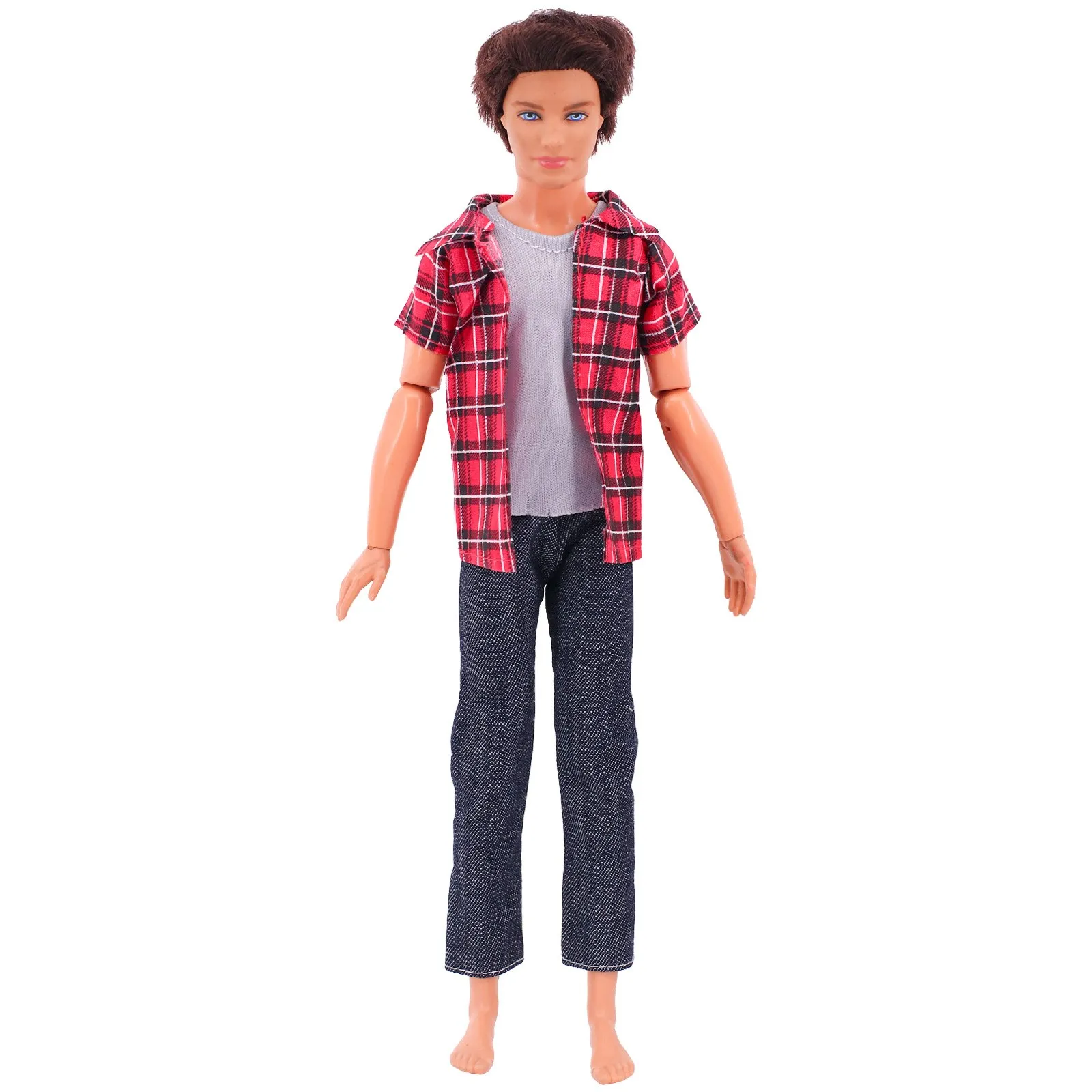 Ropa para muñeca Ken, ropa diaria para muñeca, traje informal, camisa + Pantalones, traje de fiesta de boda, ropa para muñeca masculina, accesorios para muñeca Ken de 30cm