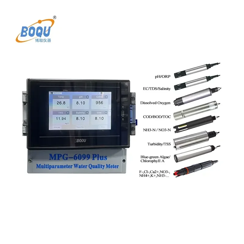 MAF MPG-6099Plus 5 in 1 Digital pH Meter for Water, EC/SALT/TDS/PH/ORP High Precision Water Quality Tester for Drinking