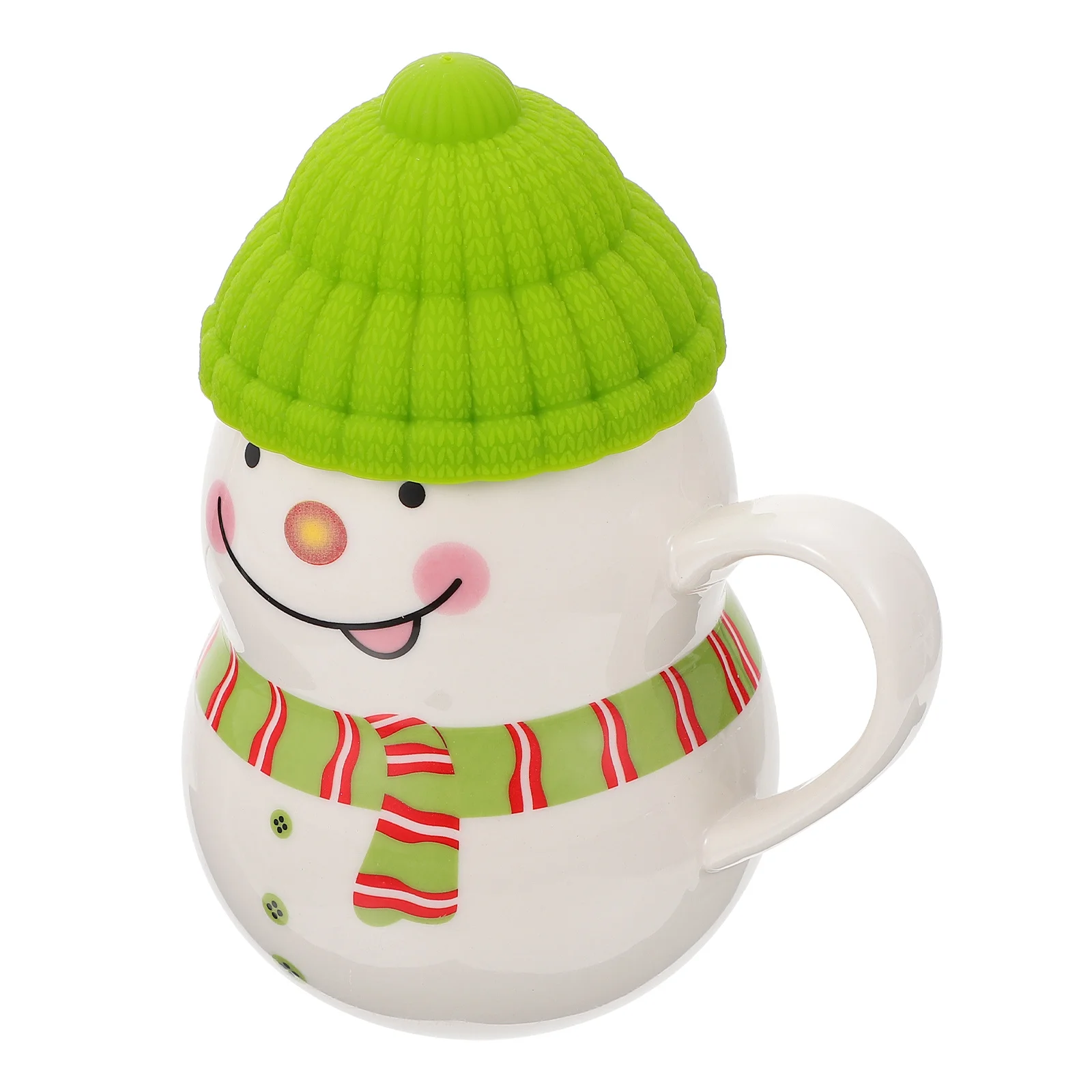 

Snowman Gift Christmas Mug Cup with Lid Cups for Hot Chocolate Coffee Mugs The Presents