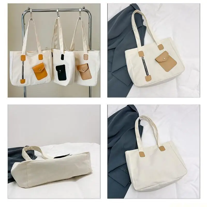 

X90D Женская Холщовая Сумка Модная Сумка На Ремне Студенческие Сумки Большой Емкости