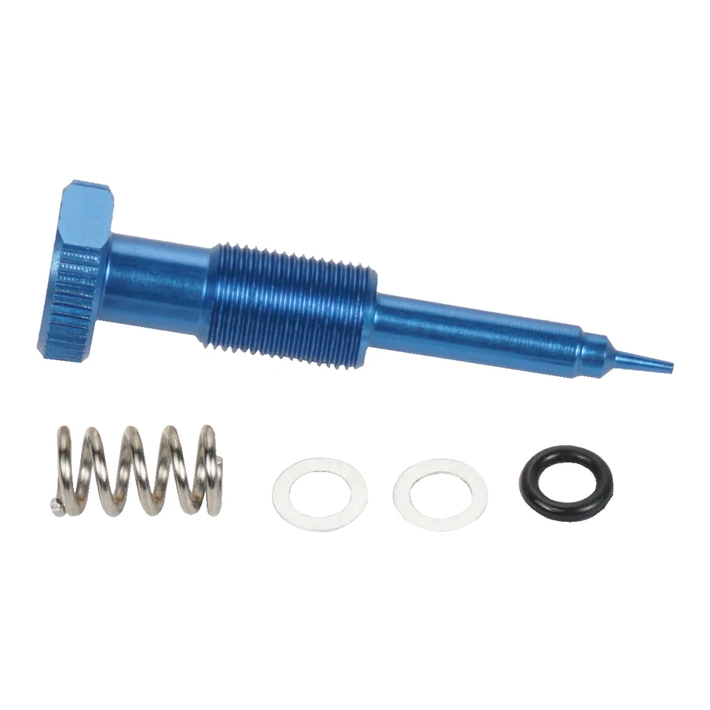 NICECNC For Suzuki DRZ400S SM DRZ 400 S SM 2000-2024 Carburetor Easy Air Fuel Mixture Screw Adjustment Motocross Aluminum Blue