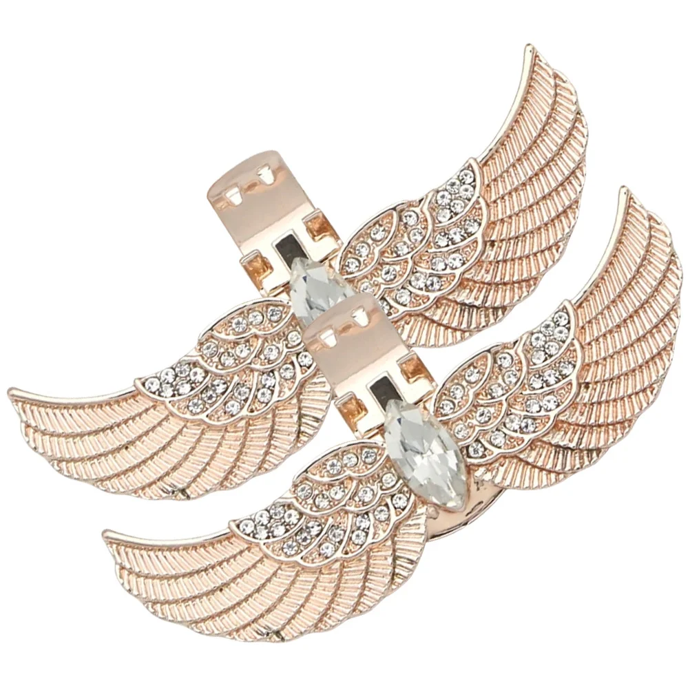 

2pcs Shoe Clips For Women Alloy Crystal Buckles Detachable Pumps Heels Wedding Party Decoration Bridal Shoe Clips Crystal