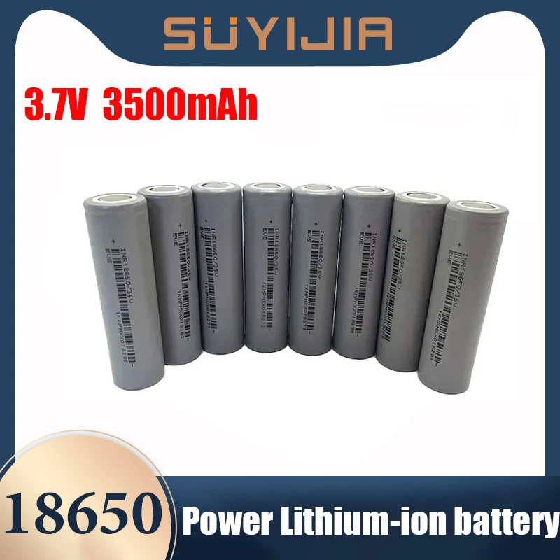 

New and original 18650 3500mAh 20A discharge 3.7v rechargeable lithium-ion battery for bright flashlight replacement battery