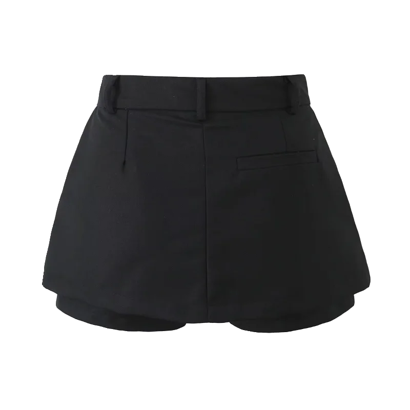 Spring New Arrival JNLEAOG Women\'s Fashion Casual Versatile  Two-Piece Suit Skirt Street Style High Waist A-Line Skirt