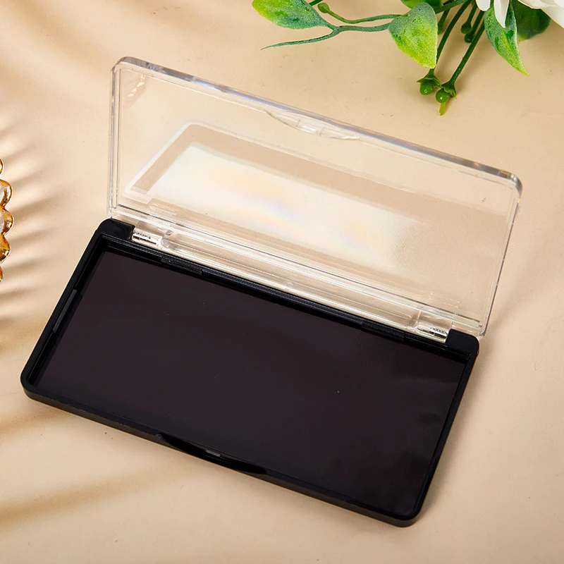 Magnetic Empty DIY Cosmetic Palette Eyeshadow Blush Makeup Mixing Storage Box Dispensing Tray