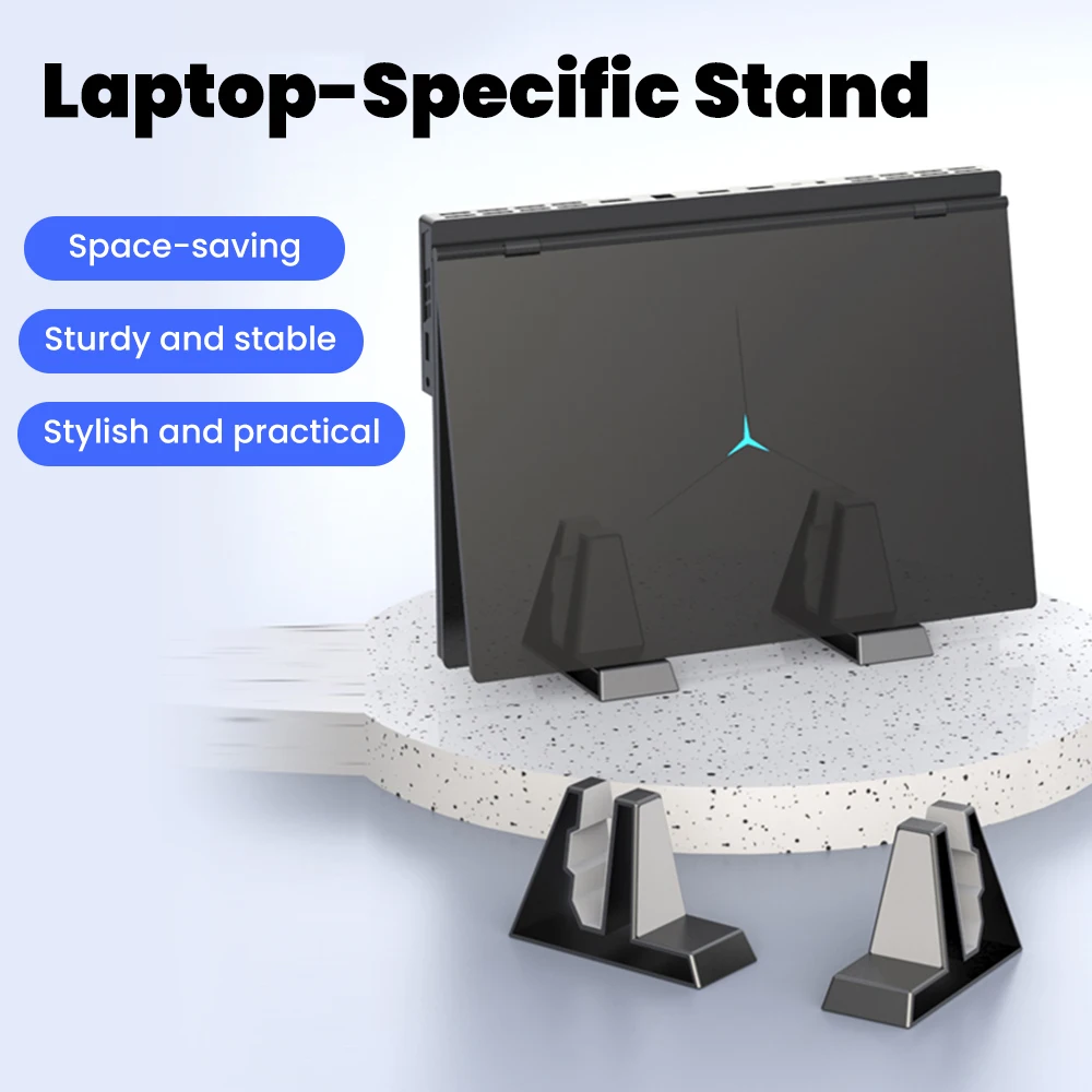Vertical Laptop Stand For Office Notebook Shrink Space-Saving Multifunctional Tablet Stand For MacBook Surface iPad Phone Stand