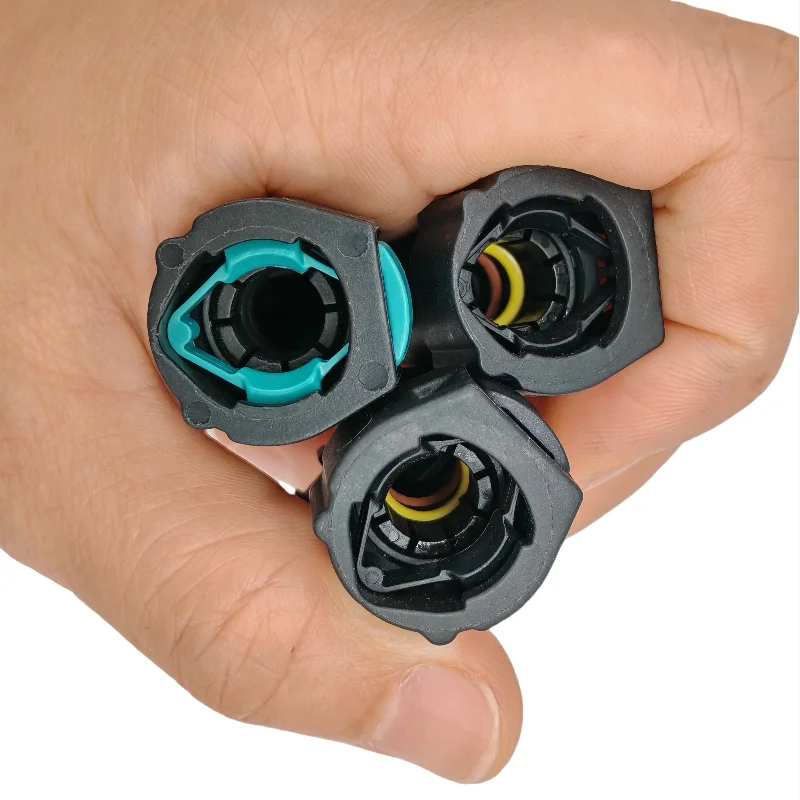 high quality original 7.89mm ID6 straight SAE Fuel pipe fittings Fuel line connector plastic for Volkswagen 2pcs a lot