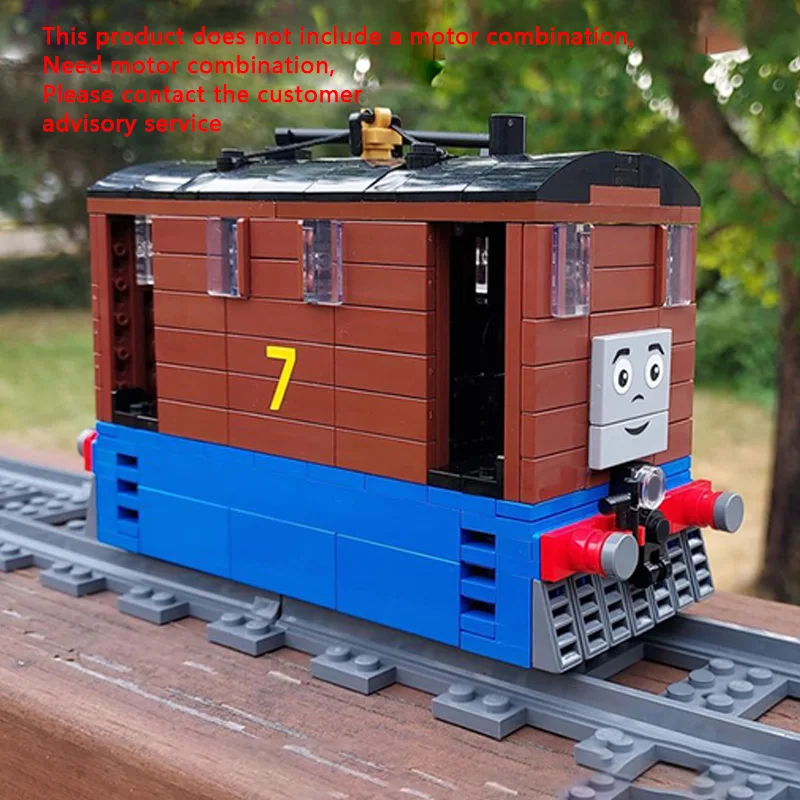 

Popular Anime City Car Model MOC Building Bricks Steam Locomotive Modular Technology Assemble Children Toys Suit Gifts Holiday