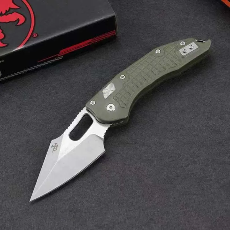 

LEMIFSHE Made MT Ball Bearing G10 Handle 9Cr15MoV Blade Hunting Survival Tactics EDC Tool Folding Knife Pocket Knife