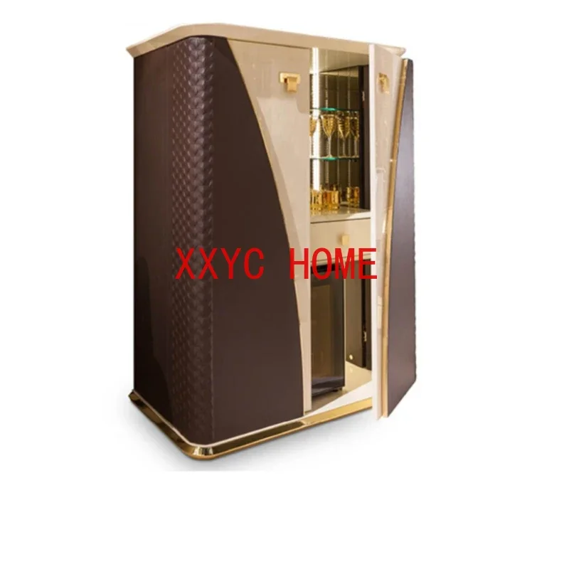 Light Luxury High-End Wine Wall Red Wine Club Living Room Cigar Double Door