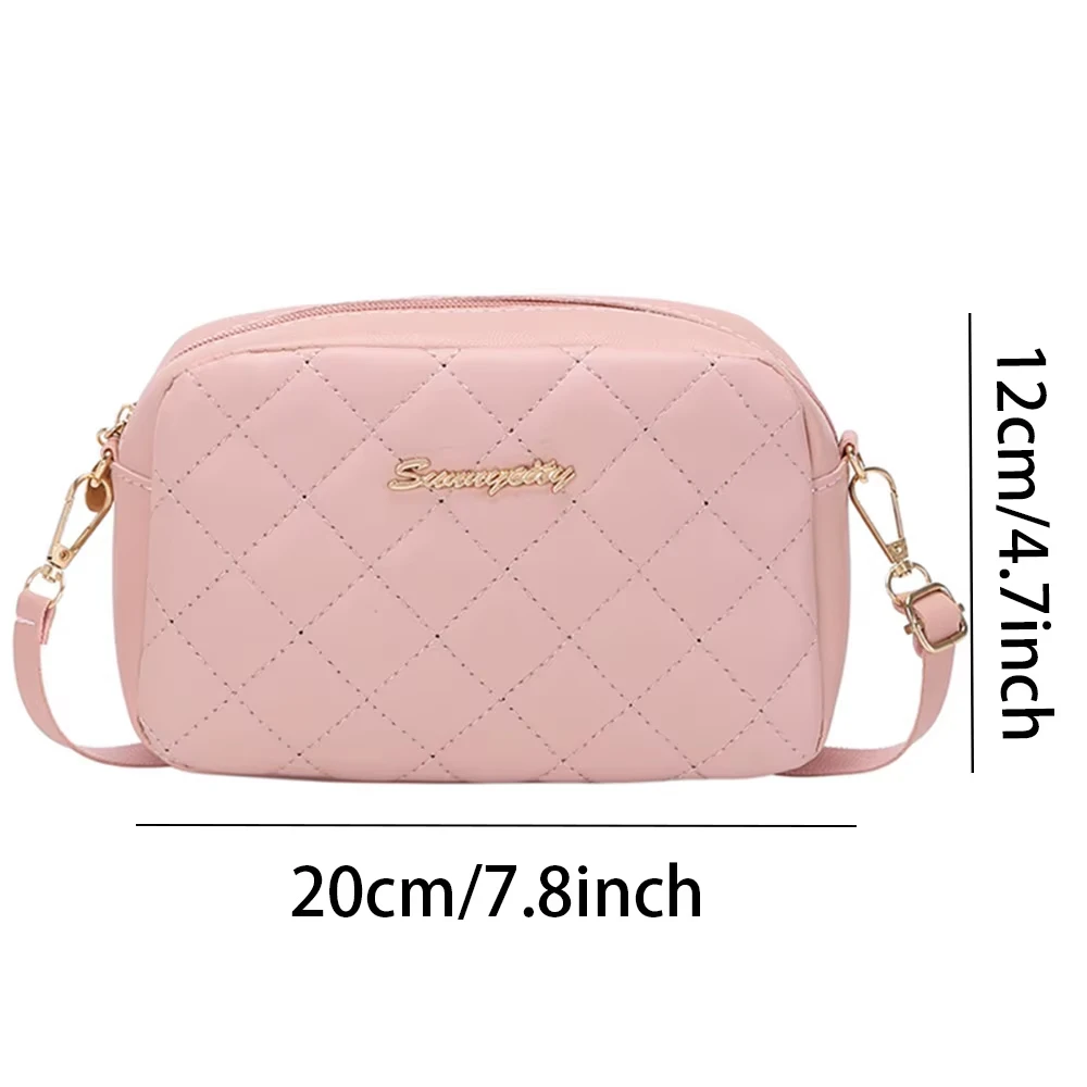 2024 Tassel Small Messenger Bag for Women Trend Lingge Embroidery Camera Female Shoulder Bag Fashion Chain Ladies Crossbody Bags