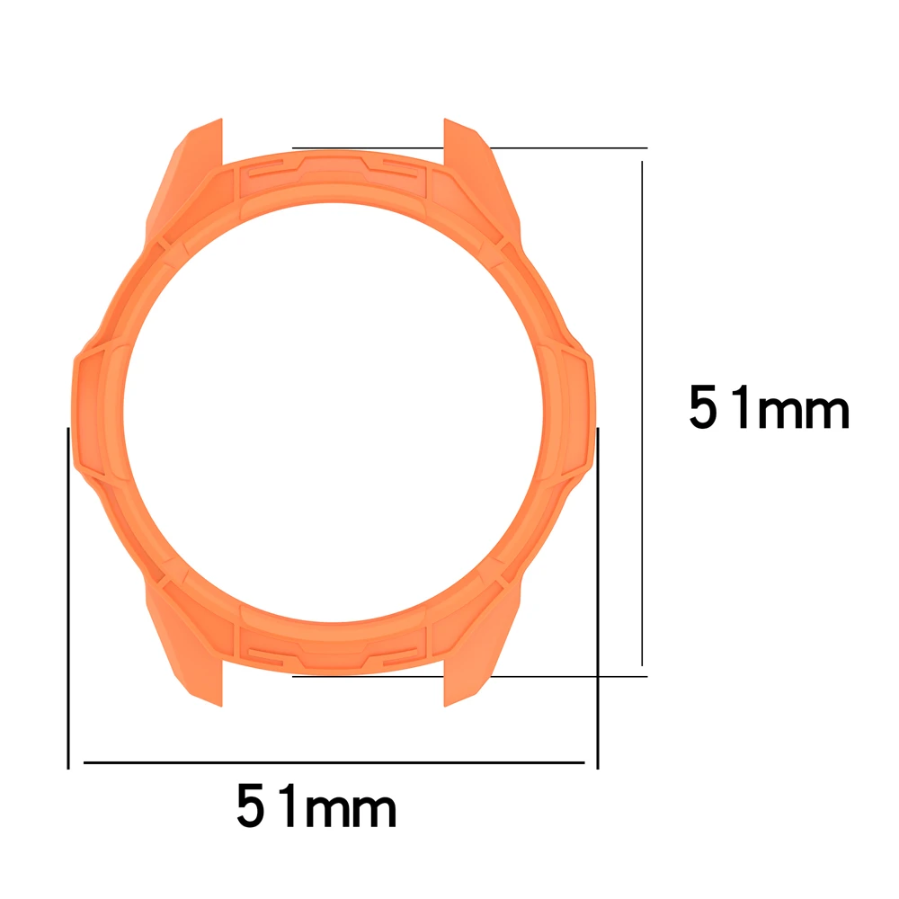 สําหรับ Garmin Forerunner 570 42 มม.47 มม.นาฬิกา Hollow เกราะป้องกันขอบกรอบอะไหล่ Protector