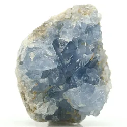 1PC Random Natural Raw Blue Celestite Quartz Crystal Cluster Healing Stones Specimen Home Decoration Crafts Ornament Druzy Geode