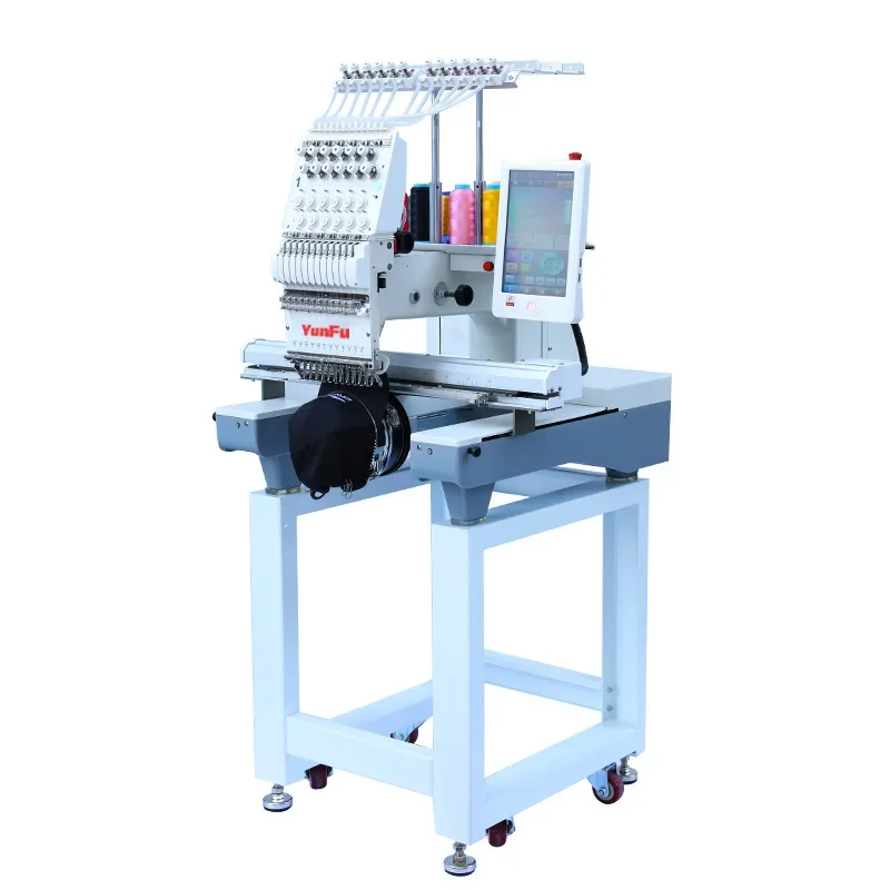 Automatic Single Head Industrial Multi-needle Computerized Custom High Quality Embroidery Machine